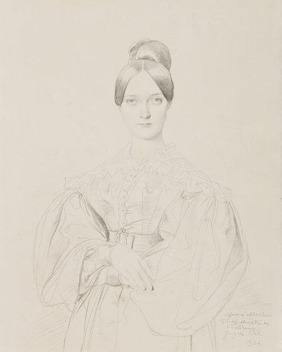 Portrait of Madame Thiers by Jean Auguste Dominique Ingres